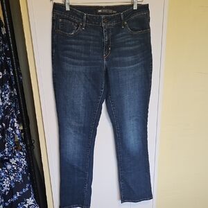 Levi's Bold Curve classic rise straight Blue Jeans size 14/32